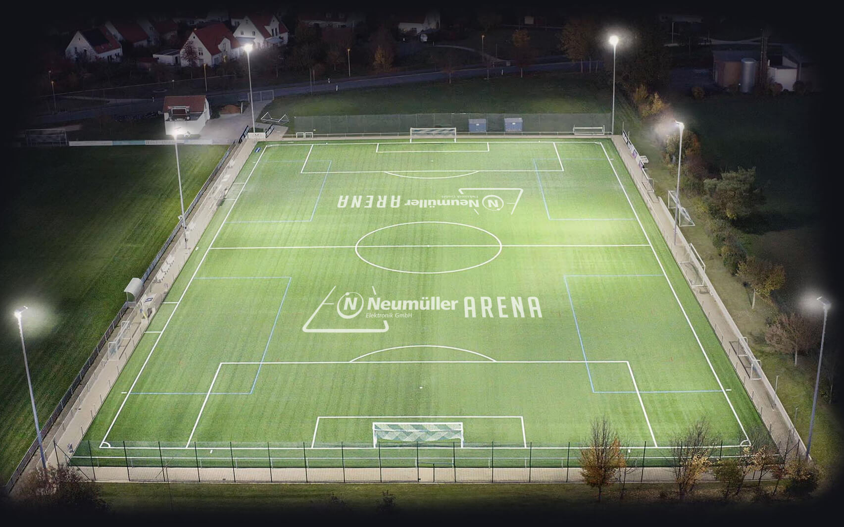 Kundenprojekt LED-Sportplatzbeleuchtung